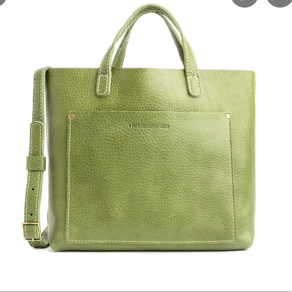 Portland Leather Mini Crossbody Tote